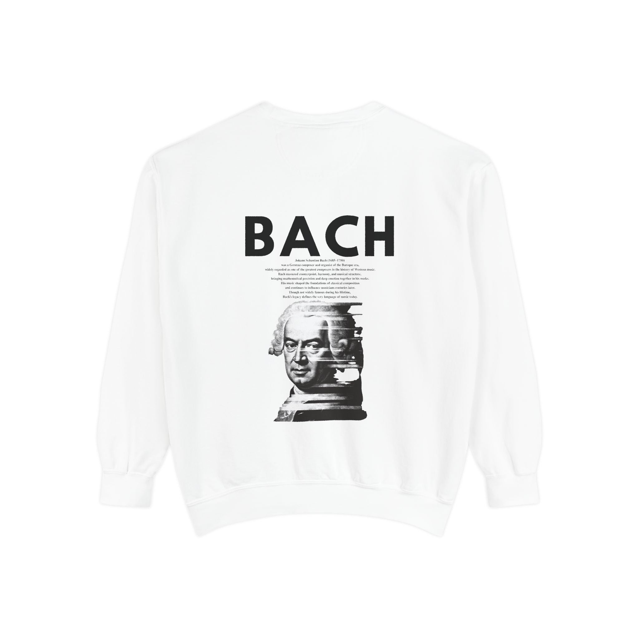 Bach Portrait Graphic Sweatshirt