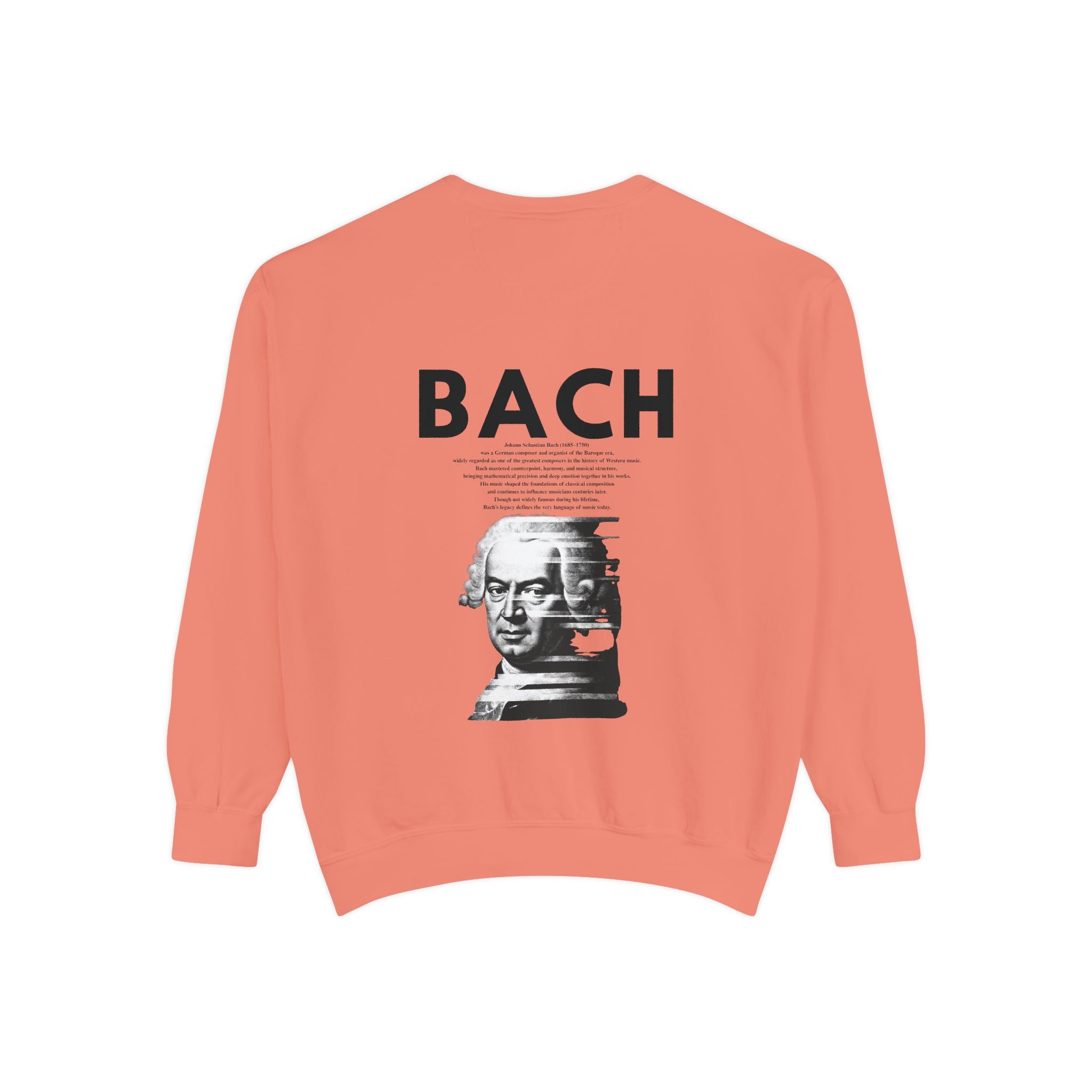 Bach Portrait Graphic Sweatshirt